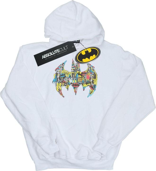 Immagine prodotto Batman Batgirl Logo Collage Felpa con Cappuccio Ragazze (128)