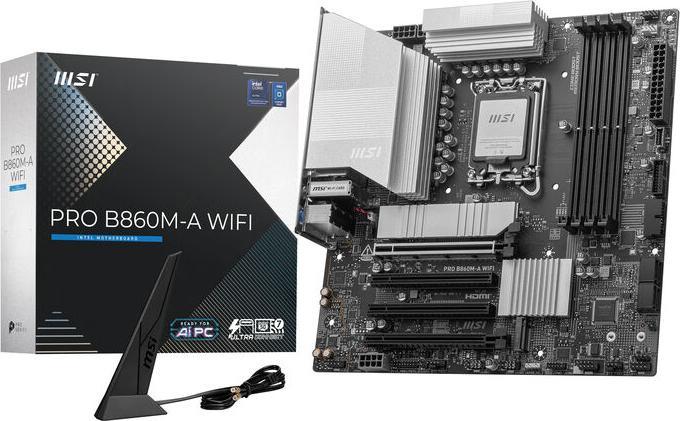 Produktbild MSI PRO B860M-A WIFI (LGA 1851, Intel B860, mATX)