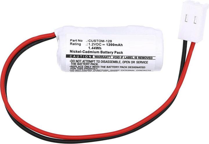 CoreParts Batterie 1.2V 1200mAh 1.44Wh