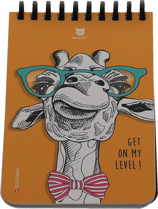 Produktbild Whynote Notizbuch A6 WNPBOK07 starter-kit,giraffe (A6, Blanko, Liniert, Harter Einband)