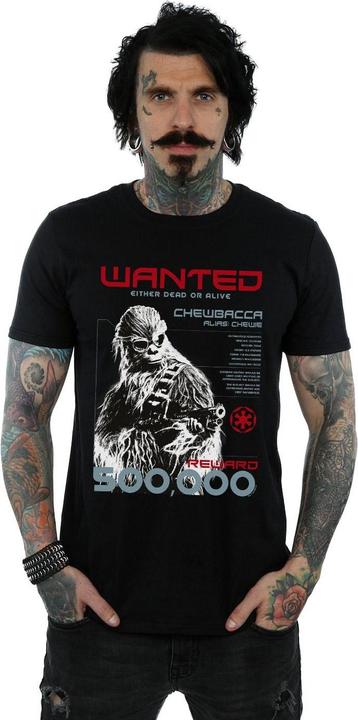 Immagine prodotto Star Wars Han Solo Chewie Wanted Maglietta Uomo (XL)