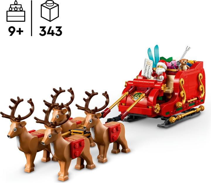 Produktbild LEGO Classic Schlitten des Weihnachtsmanns 40499 (40499, LEGO Classic, LEGO Seltene Sets)