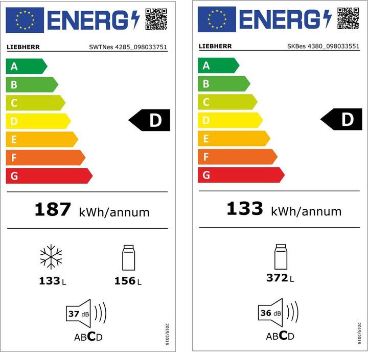 Energy Label Liebherr SBSES 8496 (660.70 l)