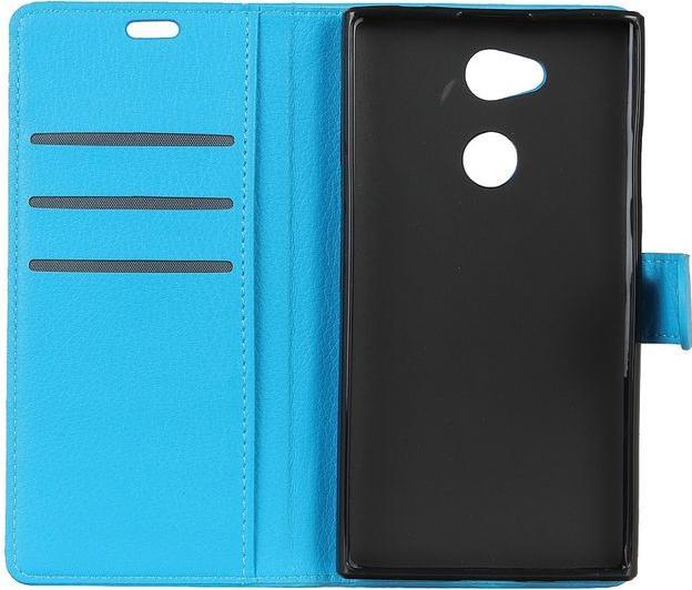 Produktbild MU Classic Bookcover Hülle mit Litchitextur (Sony Xperia L2)