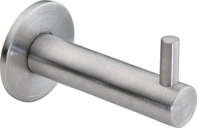 Produktbild Haken rund Rosette 35mm Edelstahl gebürstet matt