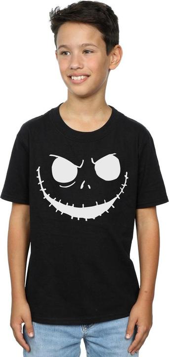 Immagine prodotto Disney Nightmare Before Christmas Jack's Face Bold Maglietta Ragazzi (140, 146)