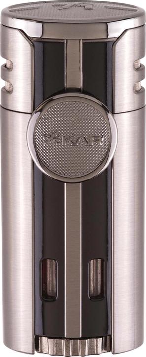 Actual product image Xikar HP4 Jet lighter Gunmetal with 4 flames 574G2