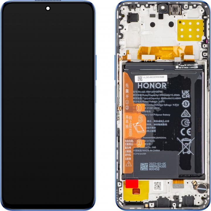 Produktbild Honor Display Unit für X8 4G, mit Akku, Ocean blau (Display)