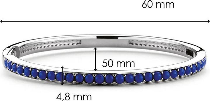 Immagine prodotto Ti Sento Milano Bracciale Lapis Pietre Blu 2880BL (6 cm, Argento 925)