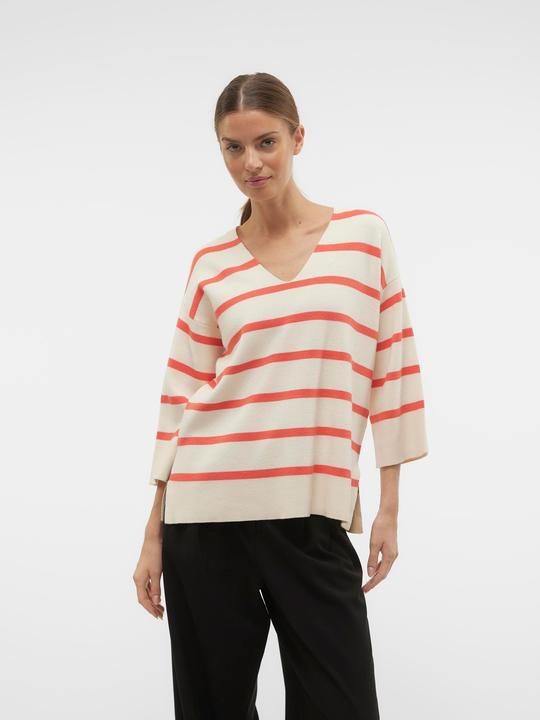 Immagine prodotto Vero Moda Scollo a V Maglia a spalla scesa Maglia a maglia (M)