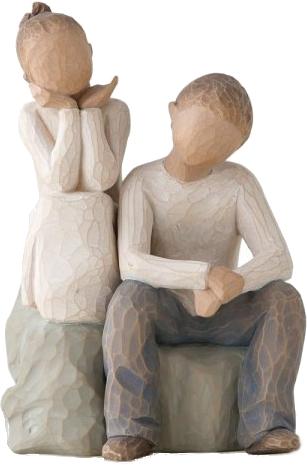 Actual product image Willow Tree Brother and Sister