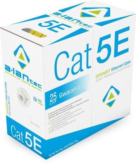Immagine prodotto Alantec KIU5PVCY305 Cavo di rete U/UTP (UTP) (U/UTP, CAT5e, 305 m)