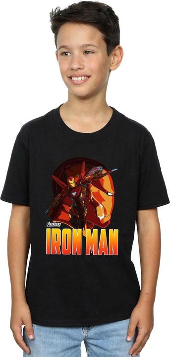 Actual product image Boys Avengers Infinity War Iron Man Character T-Shirt (140, 146)