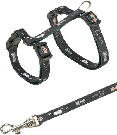 Image du produit Trixie Kitty cat harness avec motif chat (Chat, Général)