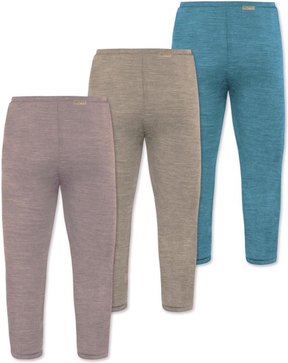 Produktbild Normani 3er Pack Baby Merino Unterhose mit Füssen - 9543 (80)
