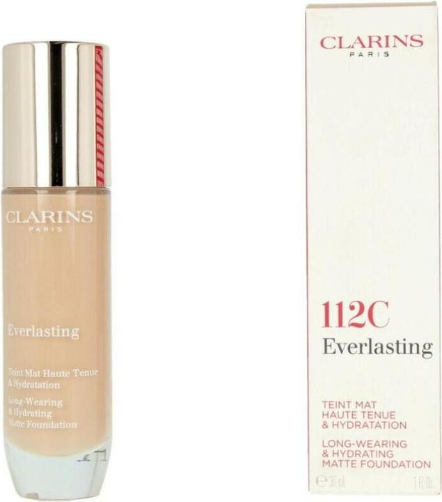 Actual product image Clarins Everlasting Foundation No.112C Amber (No.112C Amber)