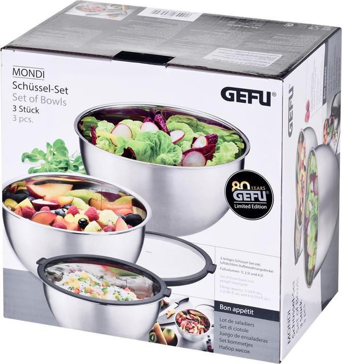 Productafbeelding GEFU Schaalset 'Mondi (24 cm, 4.50 l, 1 x)