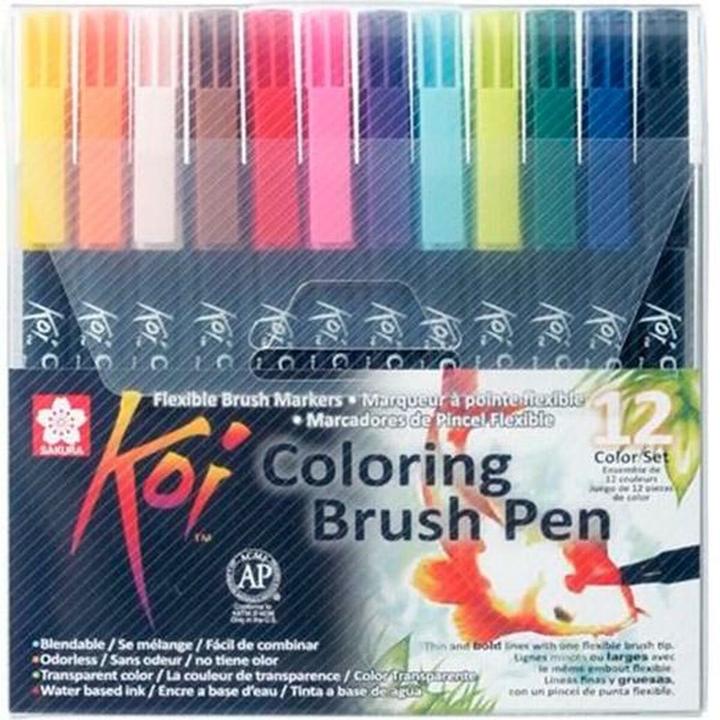 Sakura Koi Color Brush Brushsticks Set (Mehrfarbig, 12 x)