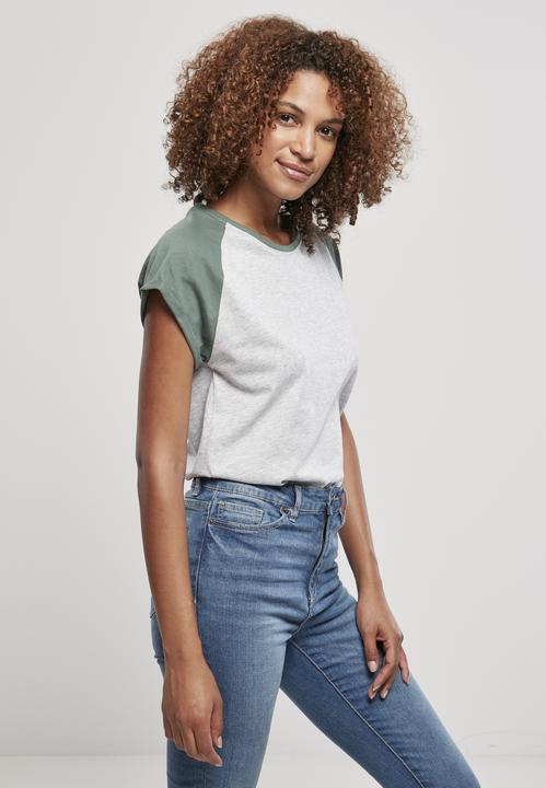 Image du produit Urban Classics Tee Raglan contrasté pour les femmes (XS)