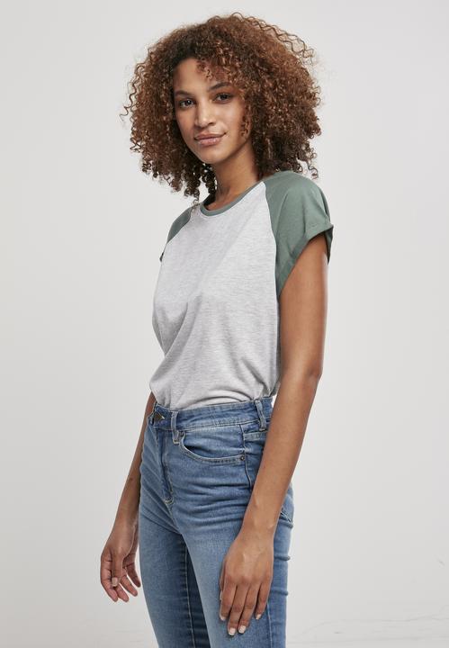 Image du produit Urban Classics Tee Raglan contrasté pour les femmes (XS)