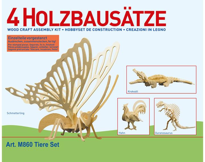 Immagine prodotto Donau Set di costruzioni in legno 4 xanimali