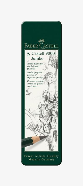 Produktbild Faber-Castell Bleistift Castell 9000 (5.30 mm, HB, 10 x)
