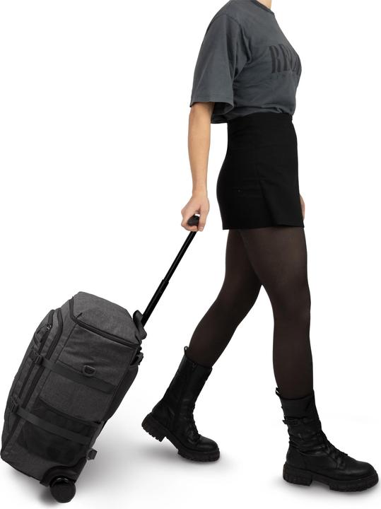 Produktbild Normani Handgepäck Rucksack mit Trolleyfunktion + kleiner Rucksack (45 l)