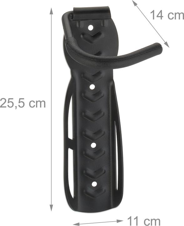 Actual product image Relaxdays 6x Bicycle Wall Mount