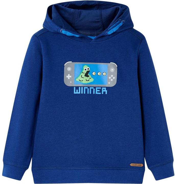VidaXL Kinder-Kapuzenpullover Dunkelblau 140,Material: 92 (140)