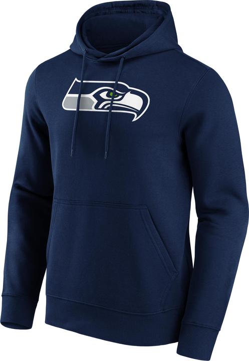 Actual product image Fanatics Seattle Seahawks Mid Essentials Crest Hoodie Men (S)