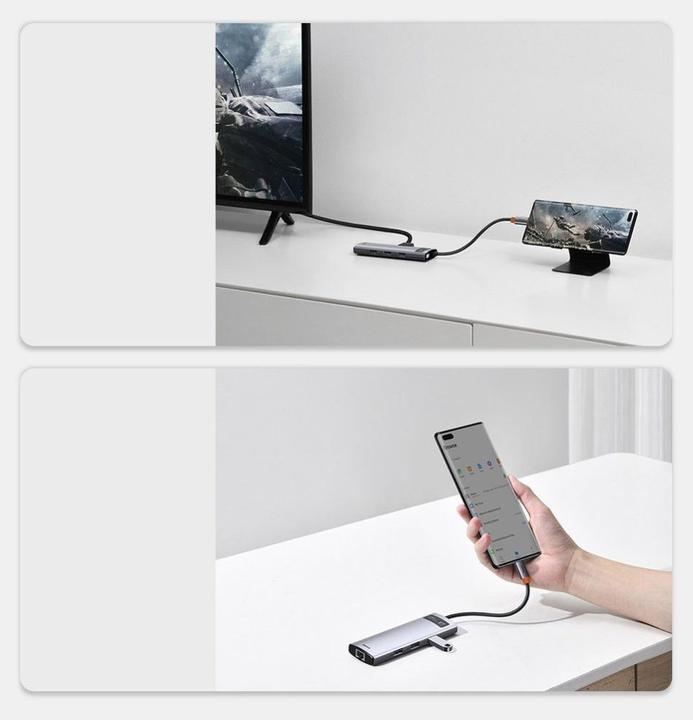 Produktbild Baseus Metal Gleam (USB-C, 6 Ports)