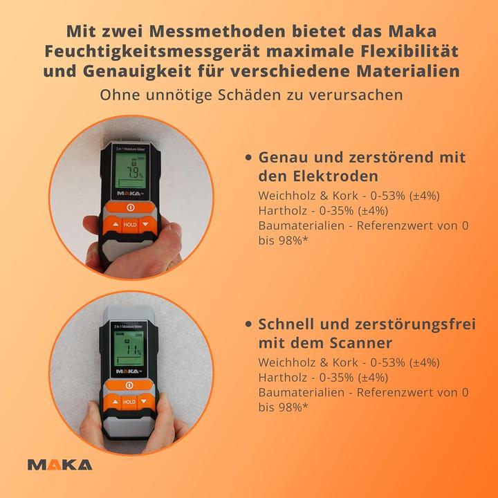 Produktbild Maka Feuchtigkeitsmesser MKLW01