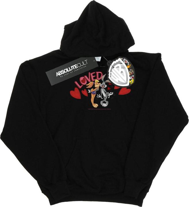 Immagine prodotto Looney Tunes Bugs Bunny And Lola Valentine's Day Loved Up Felpa con Cappuccio Uomo (XXL)