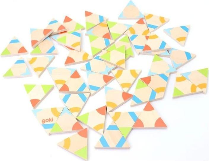 Produktbild Goki Tri-Domino 45 Spielsteine (Deutsch)