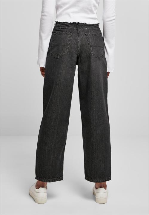 Produktbild Urban Classics Ladies High Waist Wide Leg Cropped Denim Pants (34)