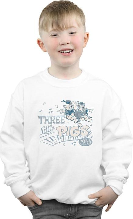 Actual product image Disney Boys Three Little Pigs 1933 Sweatshirt (116)