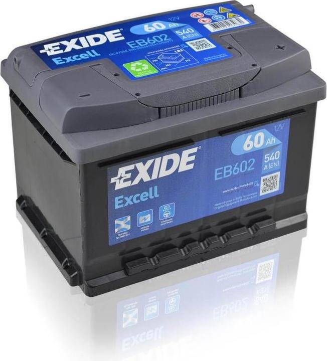 Immagine prodotto Exide EB602 Excell (12 V, 60 Ah, 520 A)