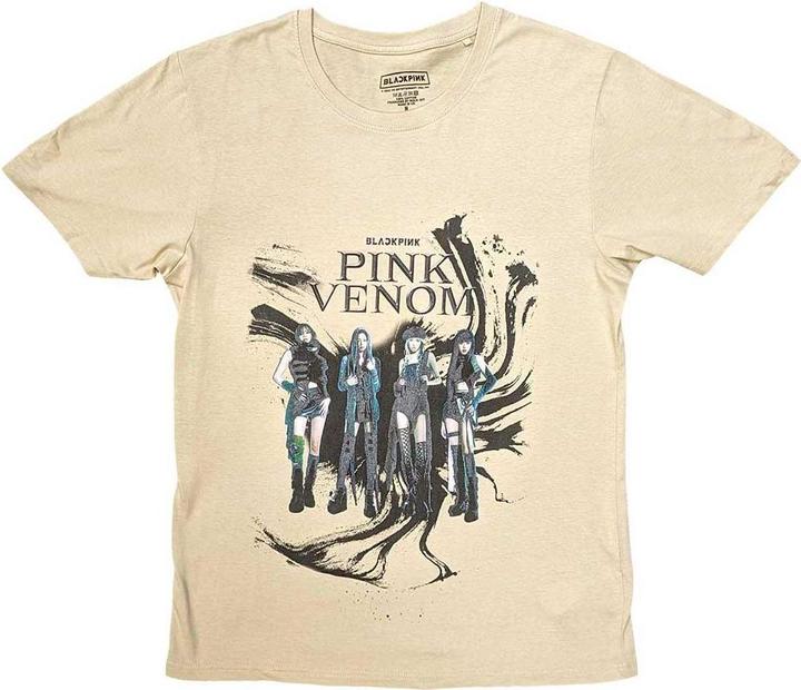 Produktbild BlackPink Erwachsene Rosa Venom Oil Stroke TShirt (XL)