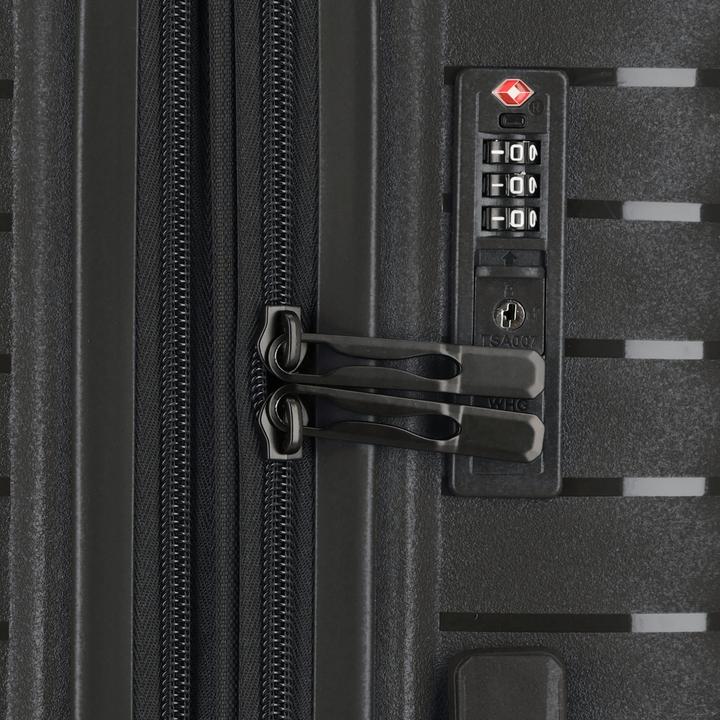 Immagine prodotto D&N Travel Line 4500 set di valigie a 4 ruote da 3 pezzi con piega elastica (205 l, XL (da 115l))