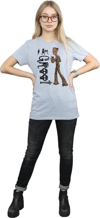 Image du produit - T-shirt AVENGERS INFINITY WAR AM TEENAGE GROOT - Femme (3XL)