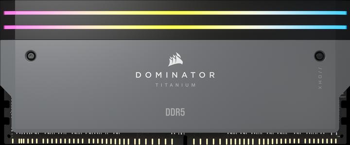 Produktbild Corsair DOMINATOR Titanium Light Enhancement Kit, 2-up config, Functional LEDs, Grey Heatsink, no DRAM ICs (RGB)