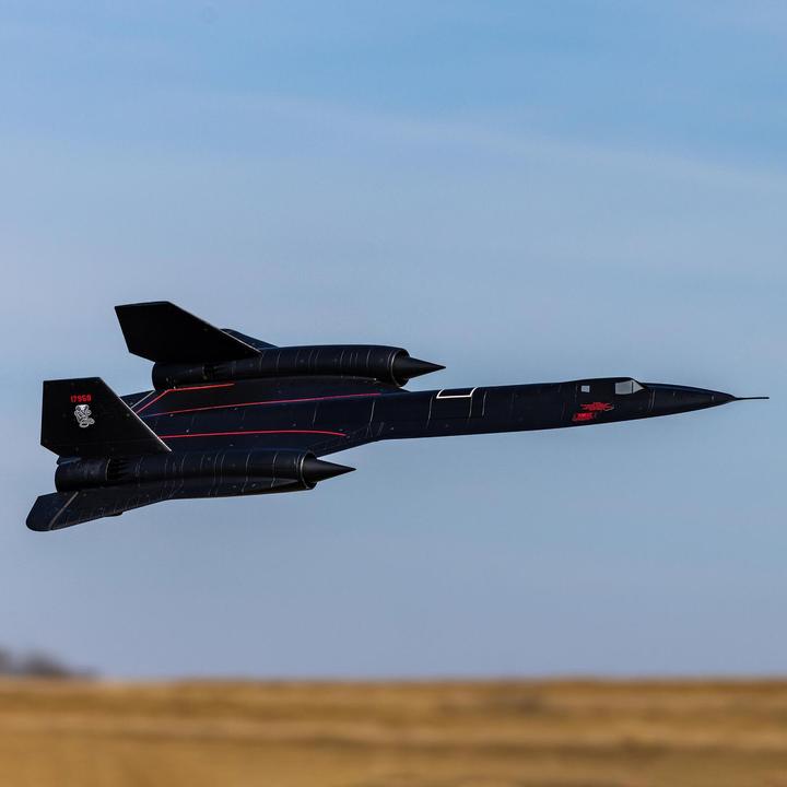 Immagine prodotto E-Flite SR-71 Blackbird Twin 40mm EDF BNF Basic con AS3X e SAFE Select (Jet)