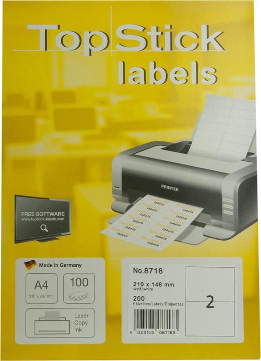 Image du produit TopStick Étiquettes universelles