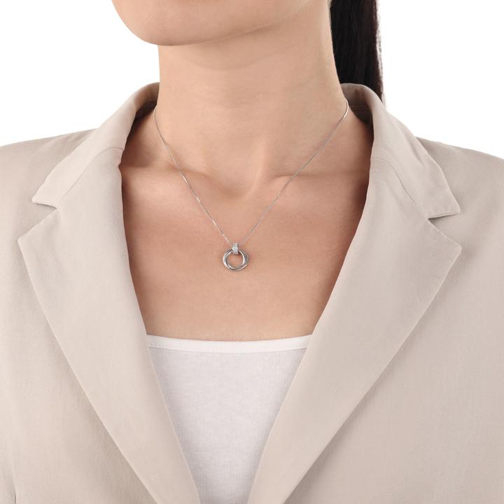 Produktbild Amor Halsschmuck für Damen, 925 Sterling Silber, Zirkonia synth. (Silber 925)