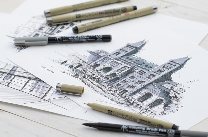 Produktbild Sakura Fineliner Pigma Micron 02 blau 0,3mm (Blau, 1 x)