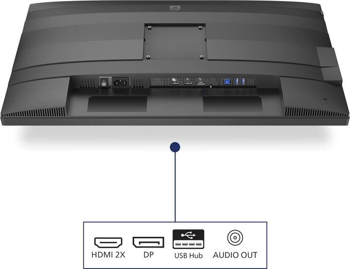 Produktbild Philips 60,5cm (23,8") 24B2G5200 16:09 HDMI+DP+USB darkgrey (1920 x 1080 Pixel, 23.80")