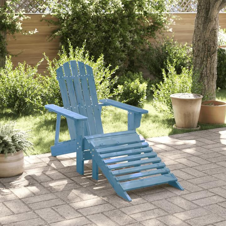 Produktbild VidaXL Adirondack-Stuhl mit Fussstütze