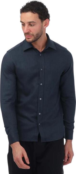 Actual product image Ted Baker Mens Crotone Herringbone Long-Sleeved Shirt (S)