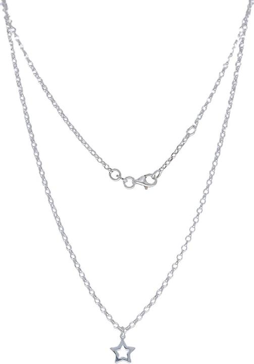 Actual product image Luxxos Set of 3 Star - Necklace Earrings and Bracelet 925 Sterling Silver (925 Sterling silver)