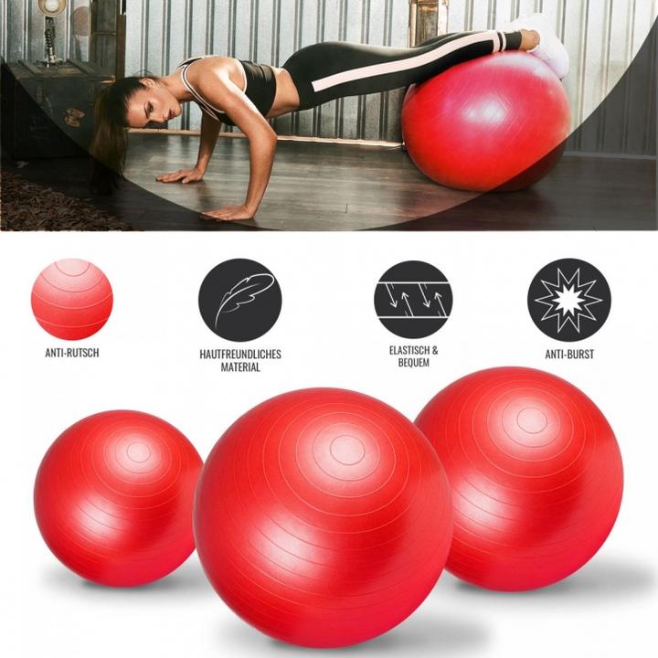 Produktbild Gorilla Sports Gymnastikball (75 cm)